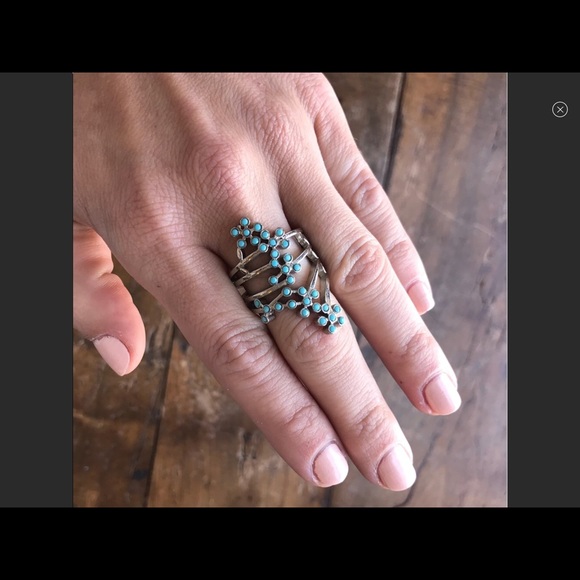 SOLD! More to come! Wisteria Ring with Swarovski Crystals - Picture 4 of 6